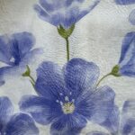 kwiaty lnu 150g/m2 [ len 100% ]