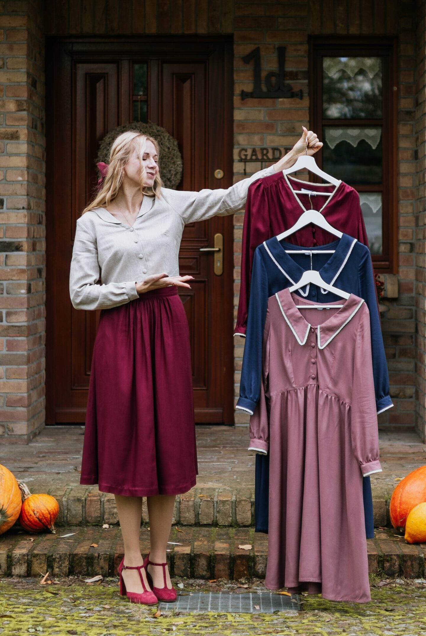 Spódnica z marszczeniem – wiskoza